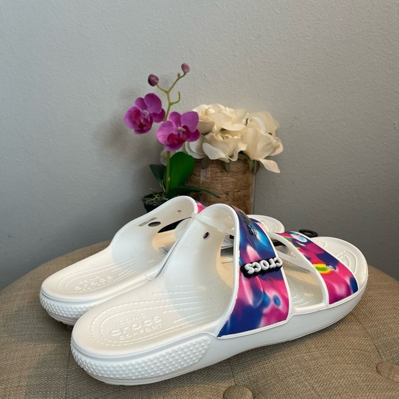 Crocs Solarized Multicolor Sandals - Size 10 - Picture 7 of 11